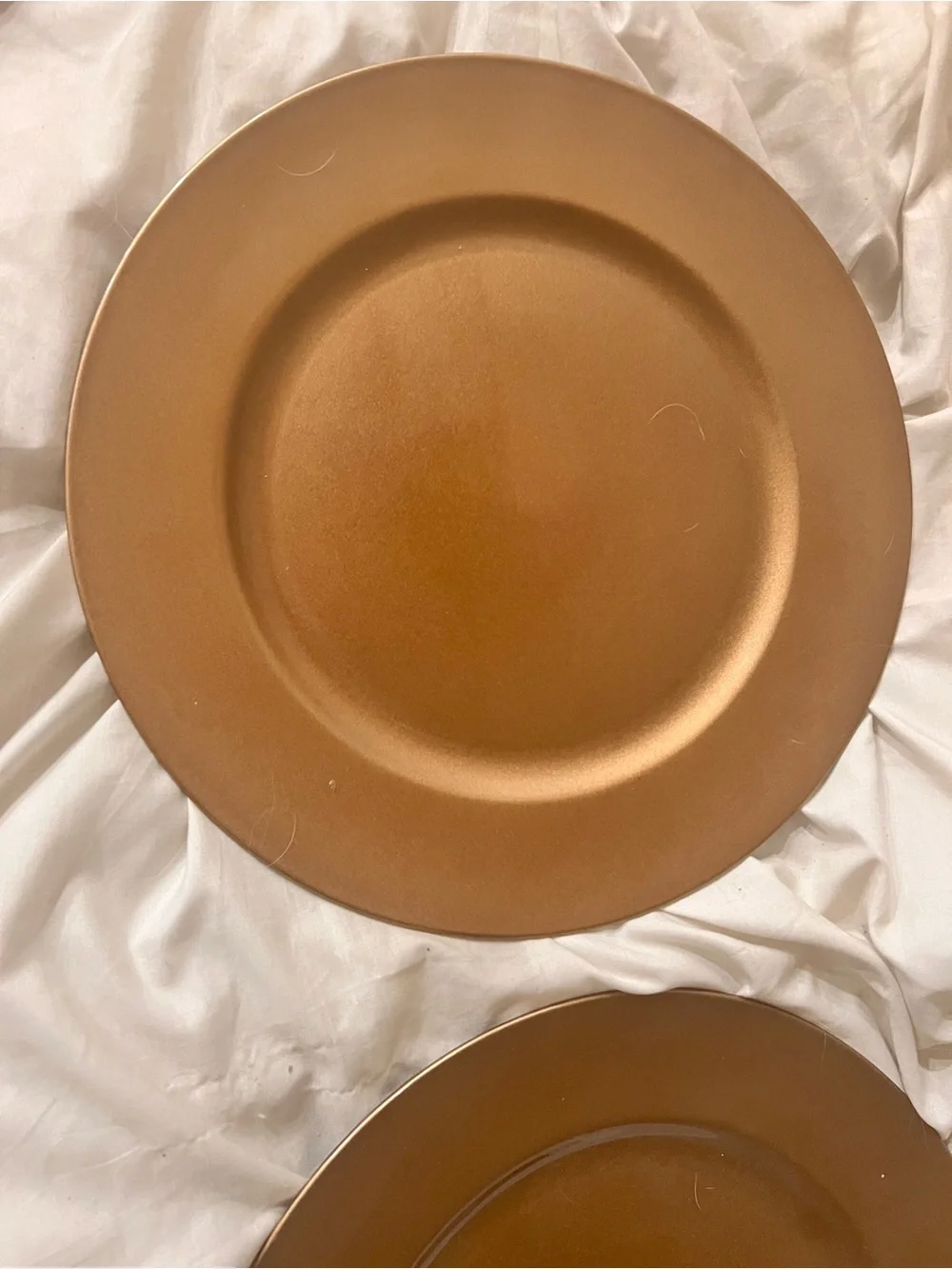 Target Metallic Copper Charger Plates - Warm Copper Finish